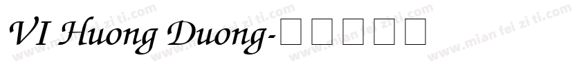 VI Huong Duong字体转换